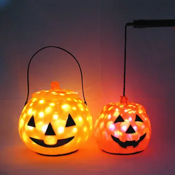 

BRELOGN Halloween Pumpkin Night Light Portable Lantern Children's Toys LED Lighting Festival Decorative Lights Colorful