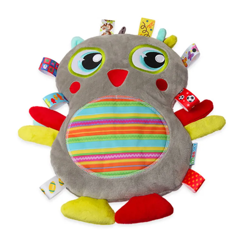 Мультяшная птица Успокаивающая с кольцом бумажная детская милая плюшевая