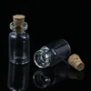 10pcs Mini Glass Wish Bottle Vial with Cork Stopper Storage Pendant 0.5/1/2/20mL P82C 5