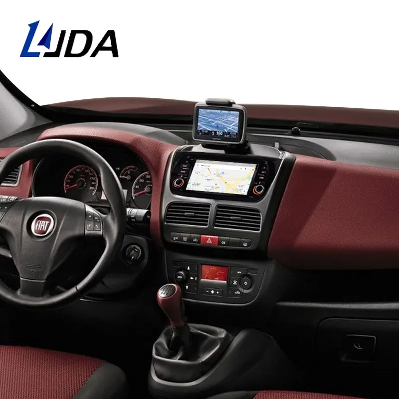 Автомобильный мультимедийный плеер LJDA Android 10 для FIAT DOBLO 2010 2016 1 Din радио GPS