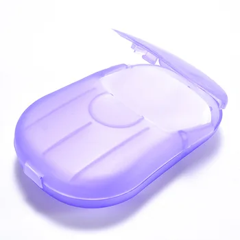 

12 Box Portable Disposable Soap Tablets Soap Hand Wash Tablets, with 20 Pieces/Box Clean Soap Paper Mini Boxed