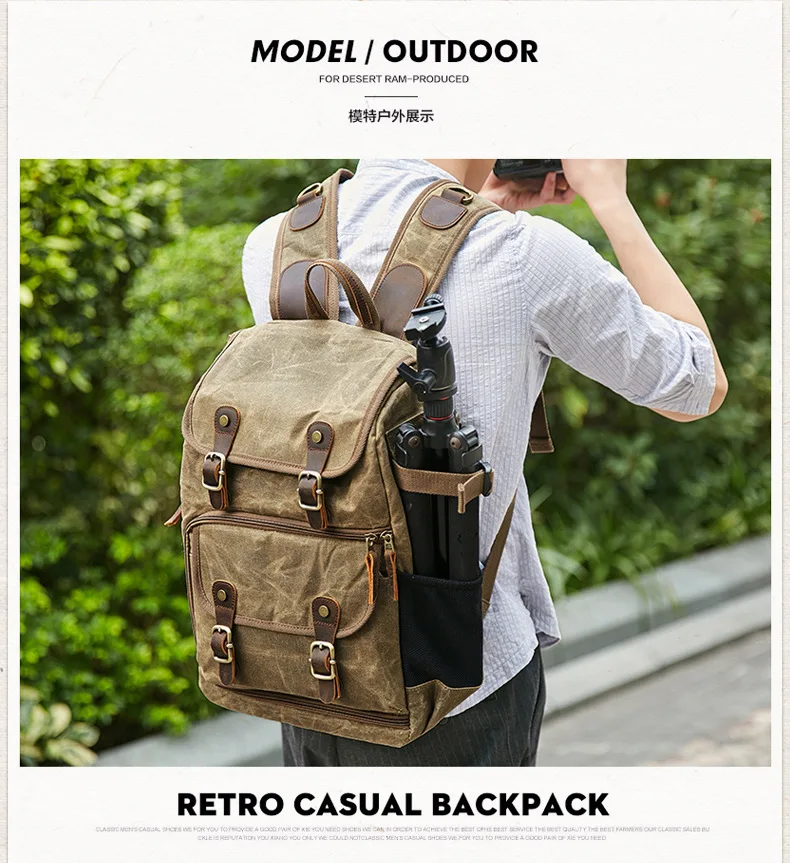 Водонепроницаемый рюкзак для фотографирования, сумка для камеры, Холщовая Сумка, мужской рюкзак,, высокое качество, Сумка для DSLR камеры, вместительная сумка