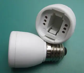 

2pcs E27-G24 screw conversion lamp cap 250V aging spiral conversion lamp cap Custom processing