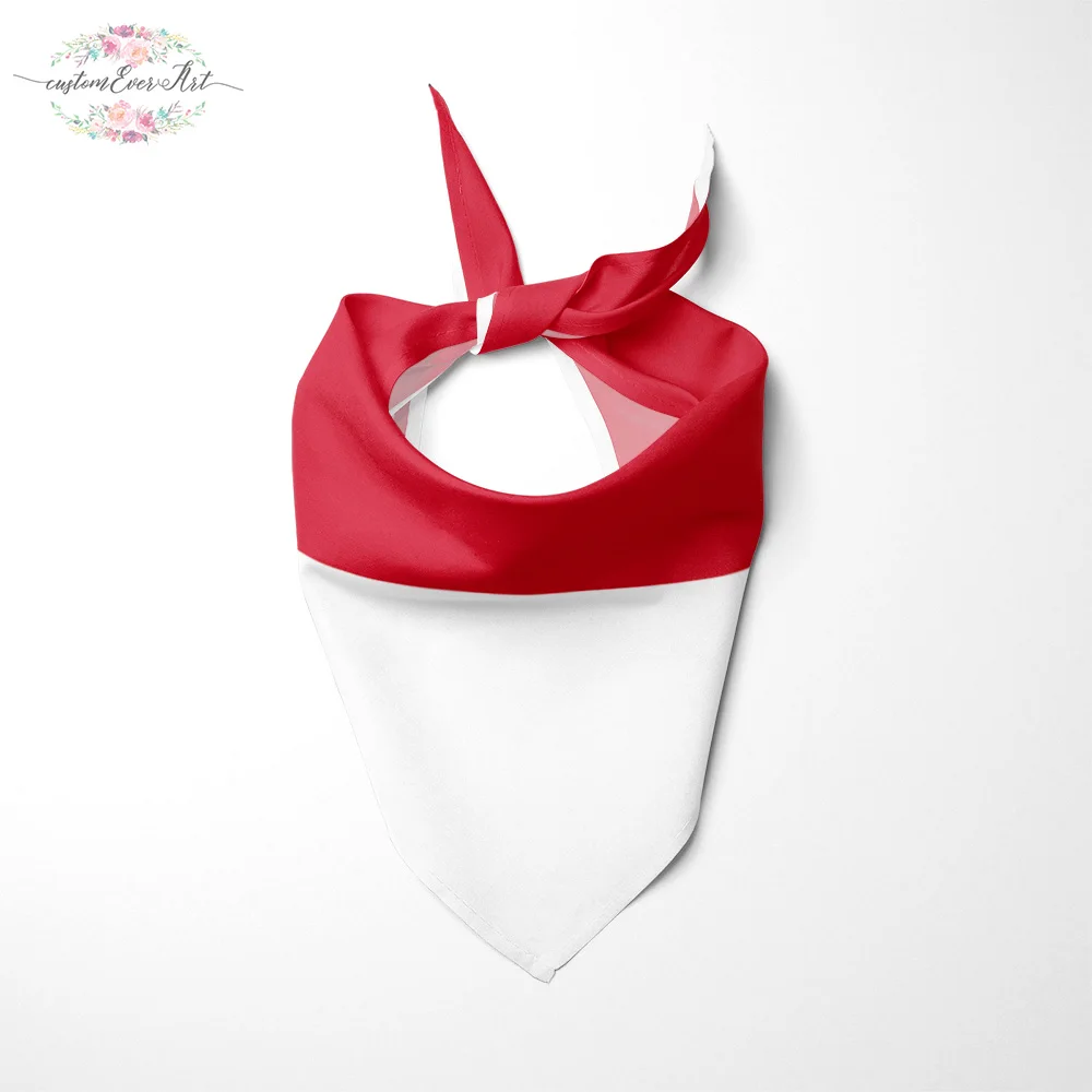 Индонезийский флаг собаки бандана Большие Ошейники для шарф животных собака