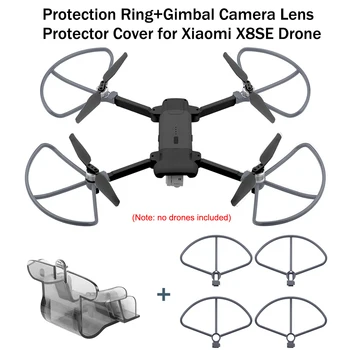 

Camera Lens Cover with 4Pcs Propellers Guards Spare Parts for FIMI X8 SE Drone VDX99