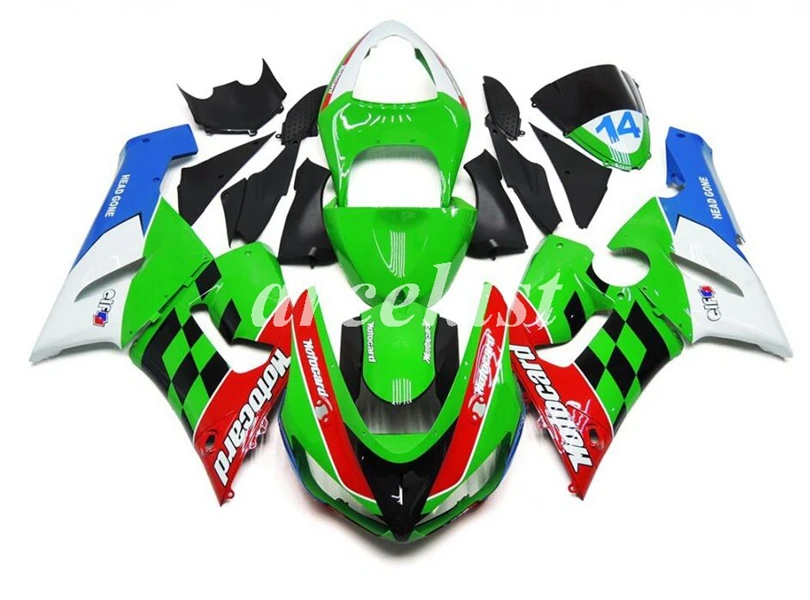 4 подарки набор обтекателей ABS подходит для kawasaki Ninja ZX6R 636 2005 2006 6R 05 06 ZX-6R набор обтекателей оранжевый черный матовый
