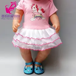 Одежда для куклы-младенца, штаны, рубашка, юбка-пачка для 18 "45 см, американские куклы, комплект одежды, игрушки, одежда для девочек, подарок на
