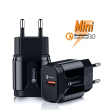 Быстрая зарядка 3,0 18 Вт Qualcomm QC 3,0 4,0 быстрое зарядное устройство USB портативное зарядное устройство для мобильного телефона iPhone samsung Xiaomi