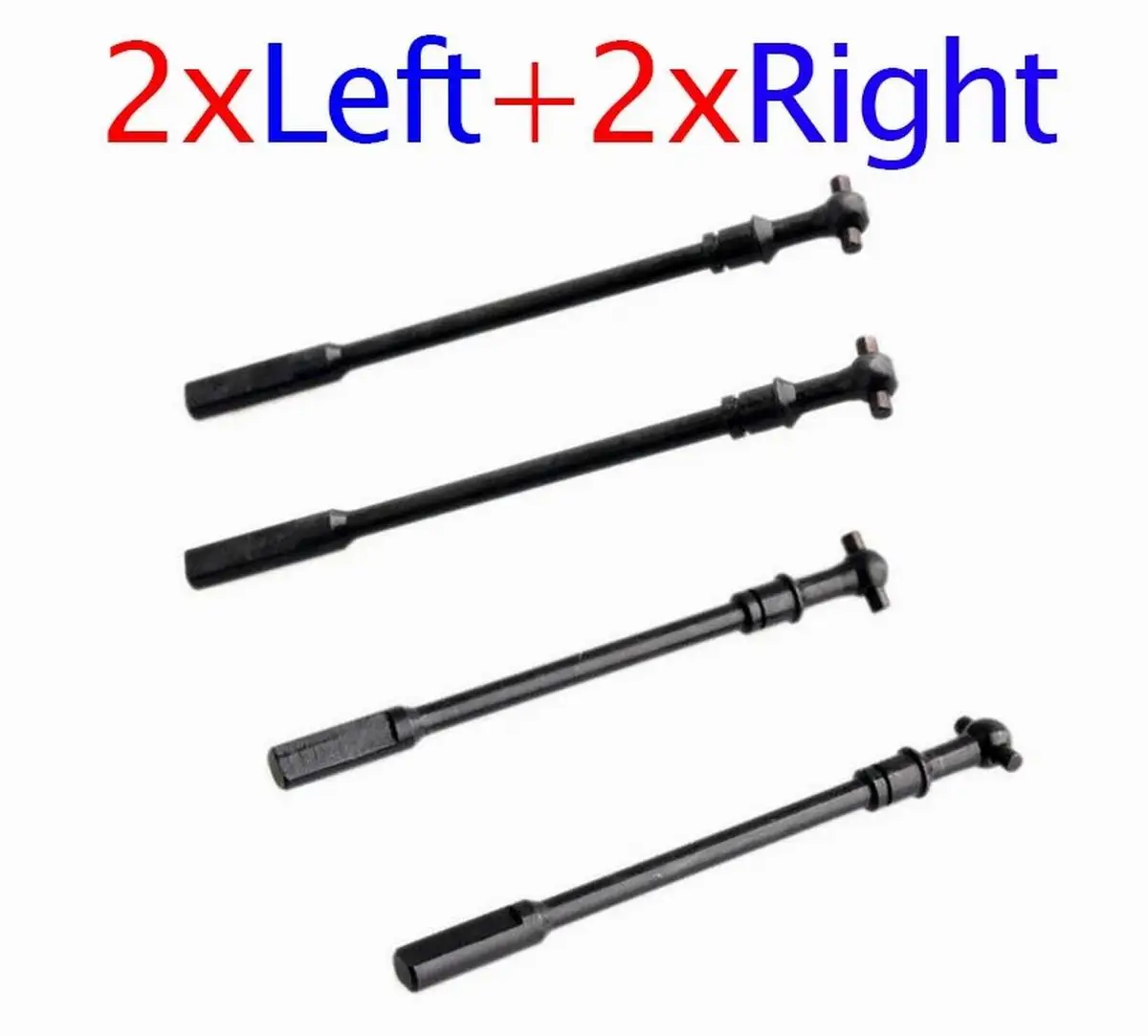 

75.5mm 84mm Metal Drive Shaft 18007 Left Right 18008 for HSP 94180 1/10 Rock Crawler Pangolin RC Models Car Spare Parts