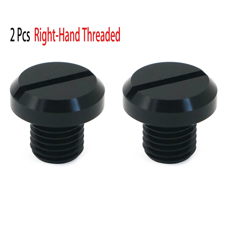 2 Black right Из 2 предметов M10x1.25 зеркало отверстие Вилки для Yamaha FZ-07 MT-07 FZ-09 MT-09 HONDA Zusuki DL1000 DL650 GSX-S 1000 GSX-S 750 GSX-S125 - Название цвета: 2 Black right