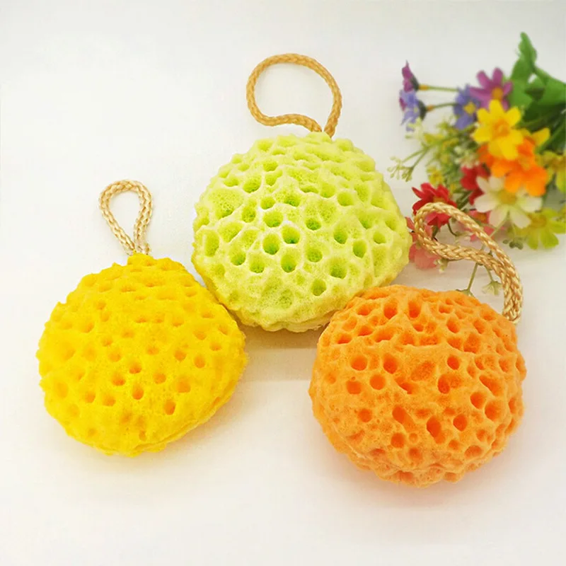 2021 Fashion Baby Kids Bath Brushes Shower Bath Rub Sponge Children Soft Clean Brush Quick Drying Foam Exfoliating Body Cleaning