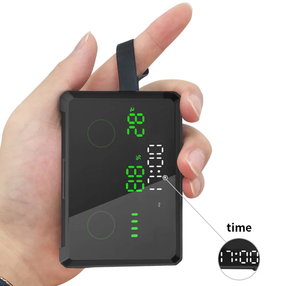 Toque do Bluetooth Fone de Ouvido Carregamento da Caixa + Tempo Música de Lítio de 6800mah com Indicador de Temperatura de Carregamento Mini Esporte Ruído Redução da Caixa + Tempo c6 Tws 5.0 7 de Lítio De 6800mah Com Indicador de
