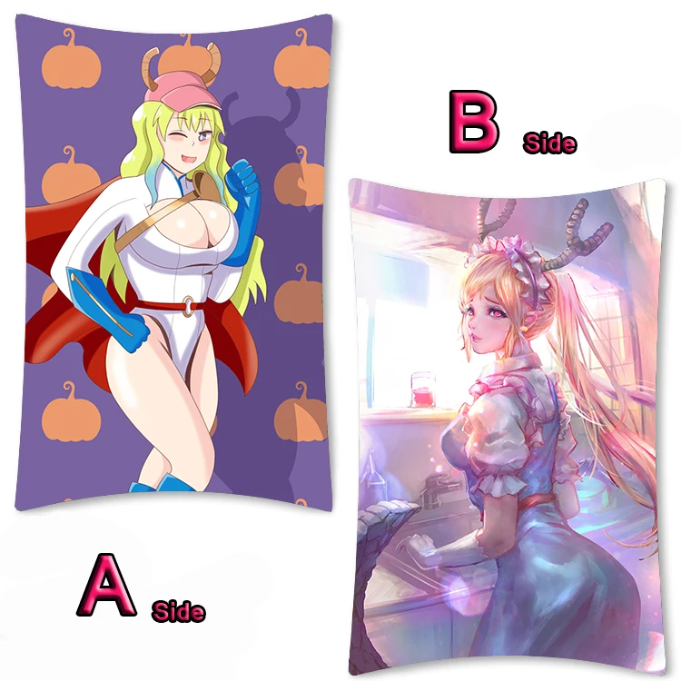 Аниме Кобаяши: спешлы KannaKamui Dakimakura обниматься тела чехол отаку подушки с пикантным принтовым наволочка 35x55 см