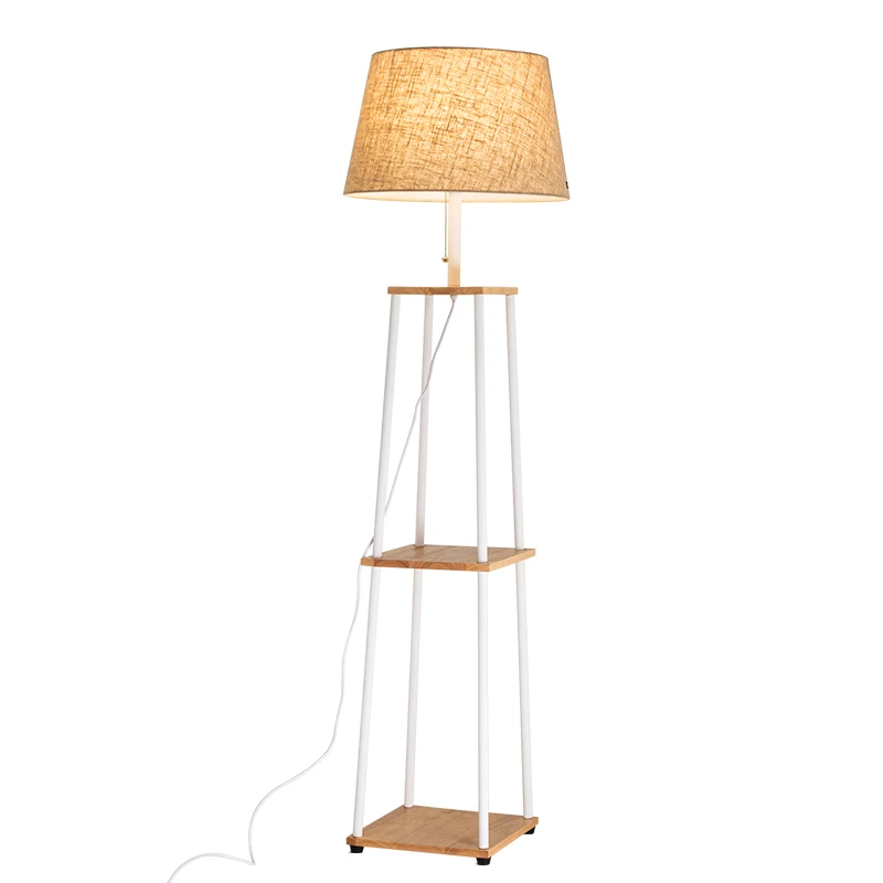 

Northern Europe Floor Lamp A Living Room Bedroom New Chinese Style Concise Modern Sofa Tea Table Bring Luggage Carrier Solid