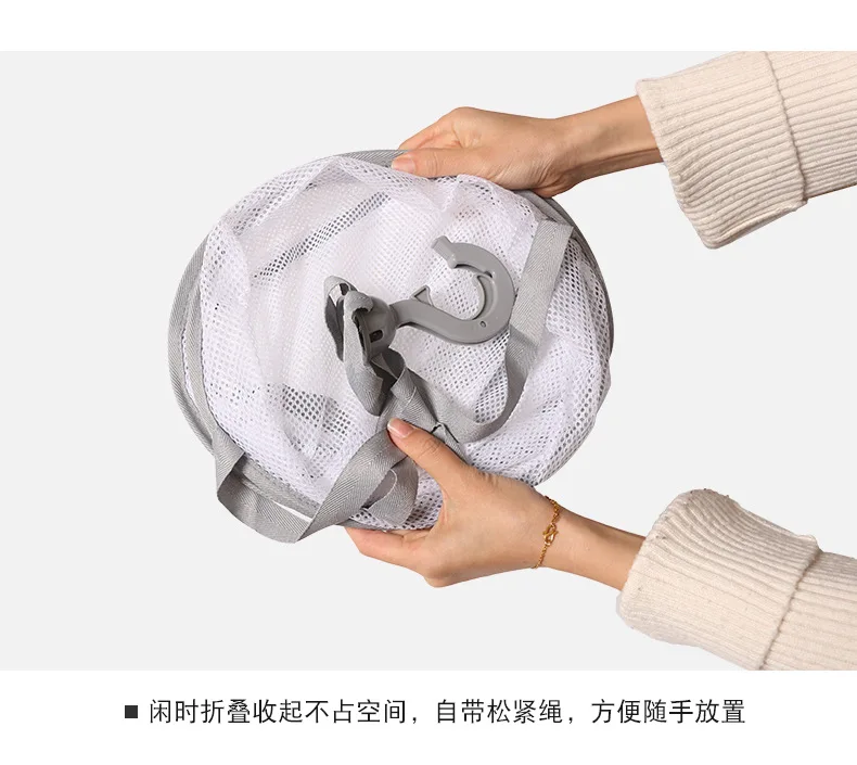 Laundry Basket Clothes Drying Net Hanging Network Clothes Tile of String Bag Household Hanging Socks Useful Product Sweater Only