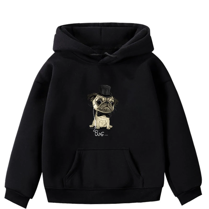Dog Print Winter Girls Hoodies Toddler Kids Boy Girl Hooded Cartoon Hoodie Baby Sweatshirt Tops Clothes Roupa Infantil