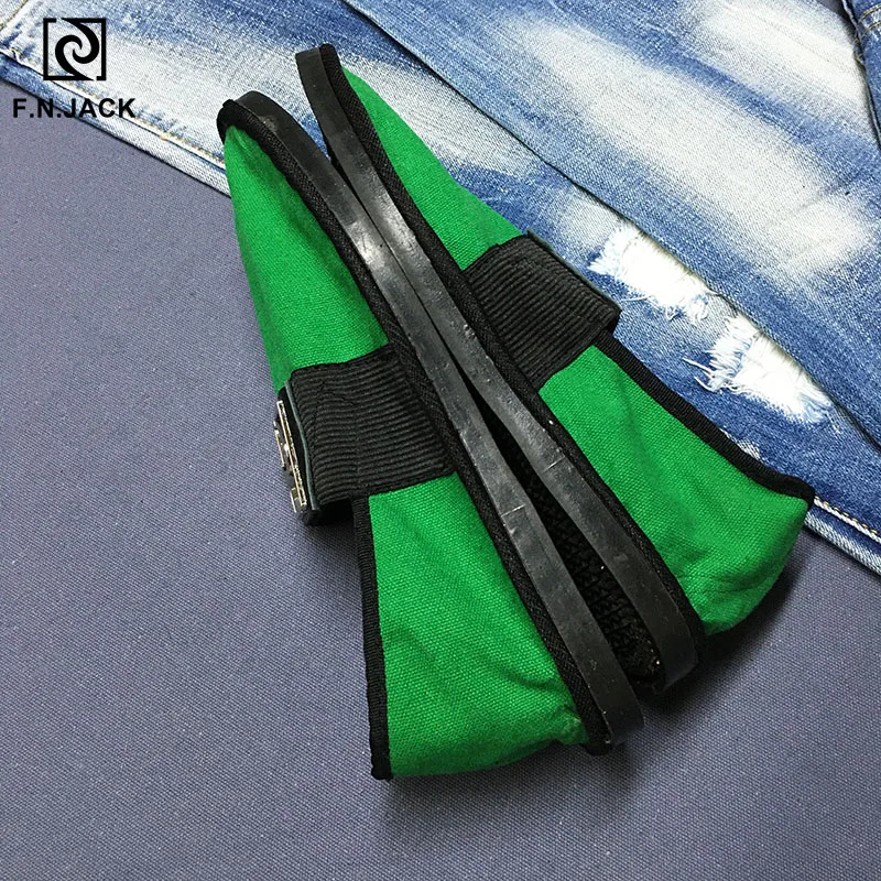 F. N. JACK/мужские повседневные парусиновые Эспадрильи с массажной стелькой на резиновой подошве; Scarpe; мужские туфли-оксфорды; Tenis masculino adulto