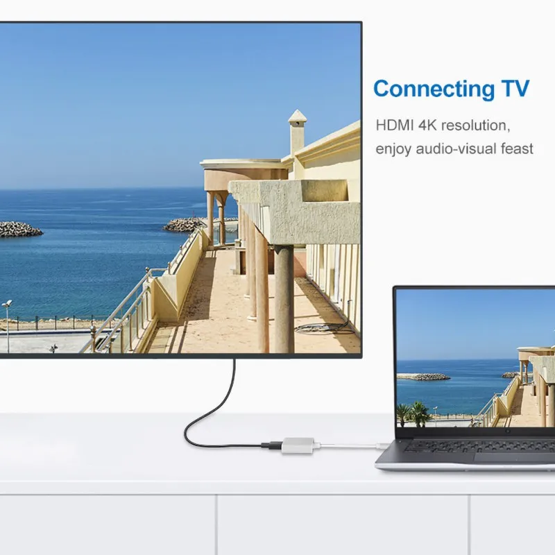 Usb type C к HDMI конвертер 1080P HD Clear AV tv адаптер для ноутбуков монитор Прямая поставка