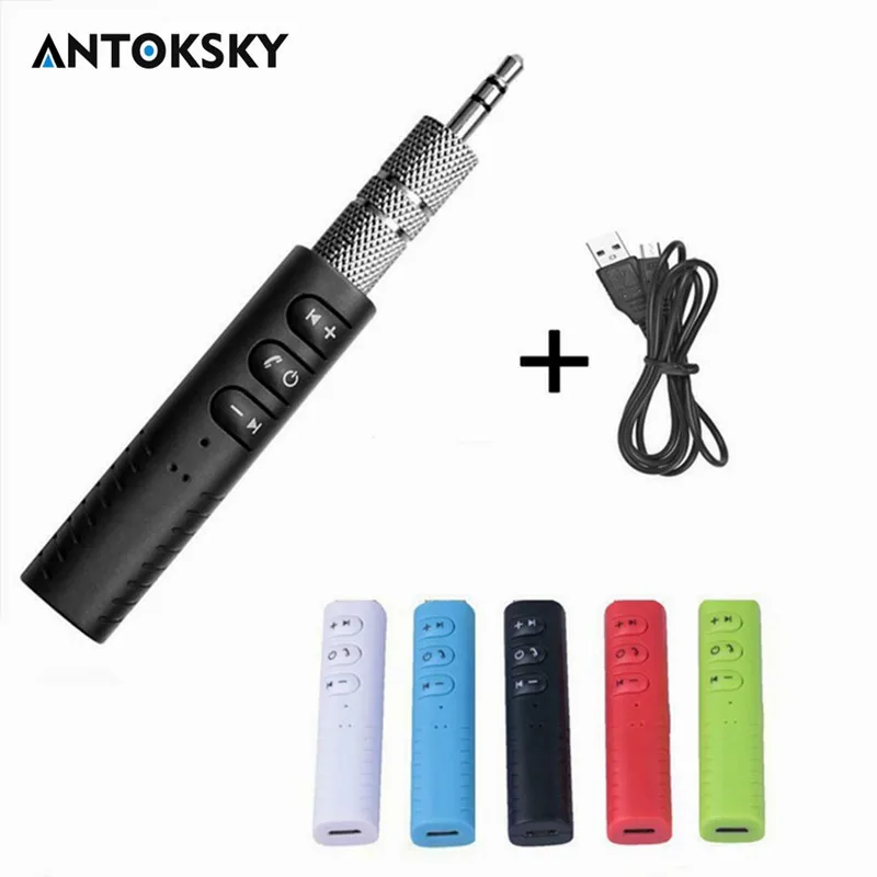 Antoksky Mini 3,5 мм разъем Bluetooth Автомобильный Громкая связь музыкальный аудио приемник адаптер авто Bluetooth AUX для динамика наушников автомобиля Z2