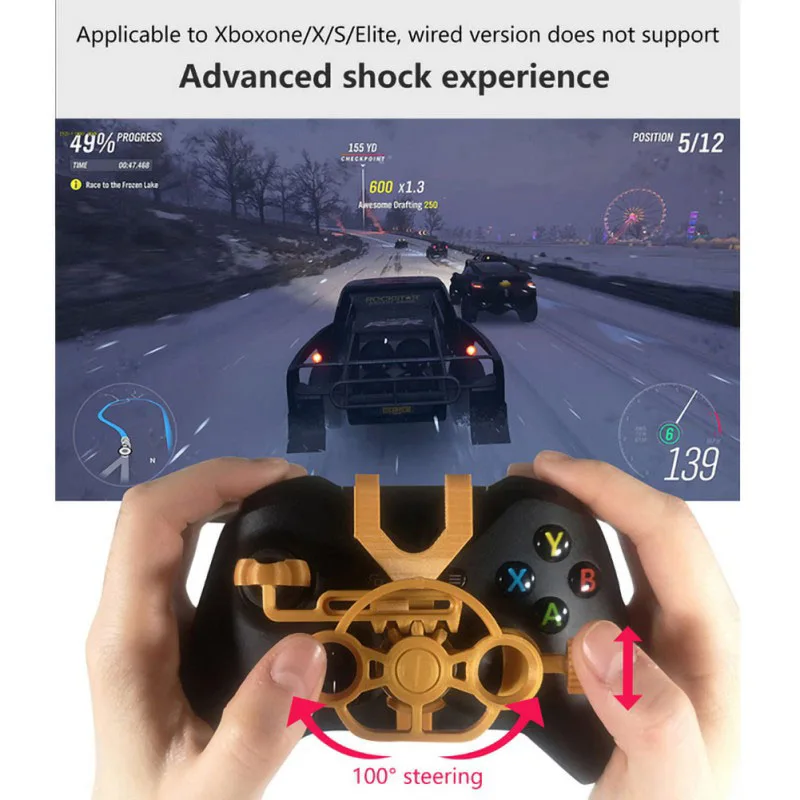 Игровой гоночный руль мини игровой контроллер для Xbox One X S Elite 3D печатных аксессуаров