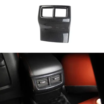 

Carbon Fiber Rear Armrest Air Condition Vent Outlet Frame Cover Trim for Dodge Challenger 2015-2020 Car Styling