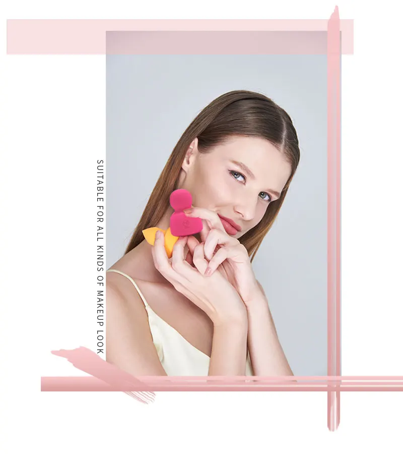 Бренд Miss Gorgeous 2 шт. спонж для макияжа спонж мягкий спонж для лица Косметика для макияжа Косметические Инструменты для тонального крема и пудры