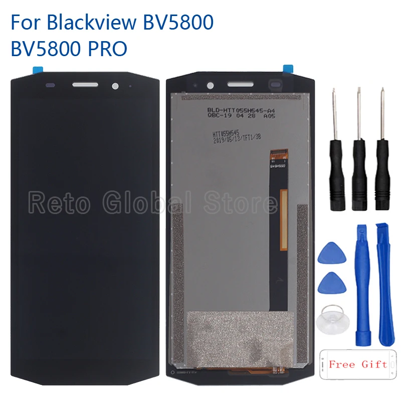 

5.5" original For Blackview BV5800 BV5800 Pro LCD Display+Touch Screen digitizer replacement for BV 5800 LCD Screen Repair parts