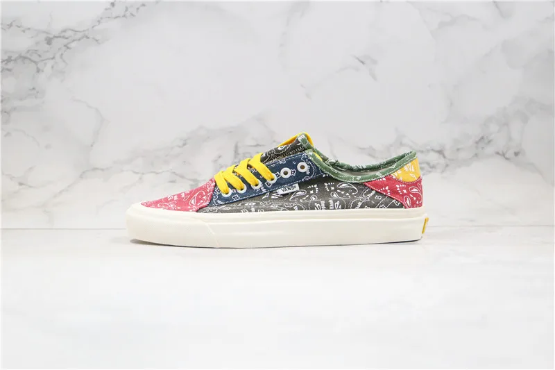 Аутентичная прогулочная обувь VANS OFF THE WALL низкие кроссовки с принтом для мужчин и