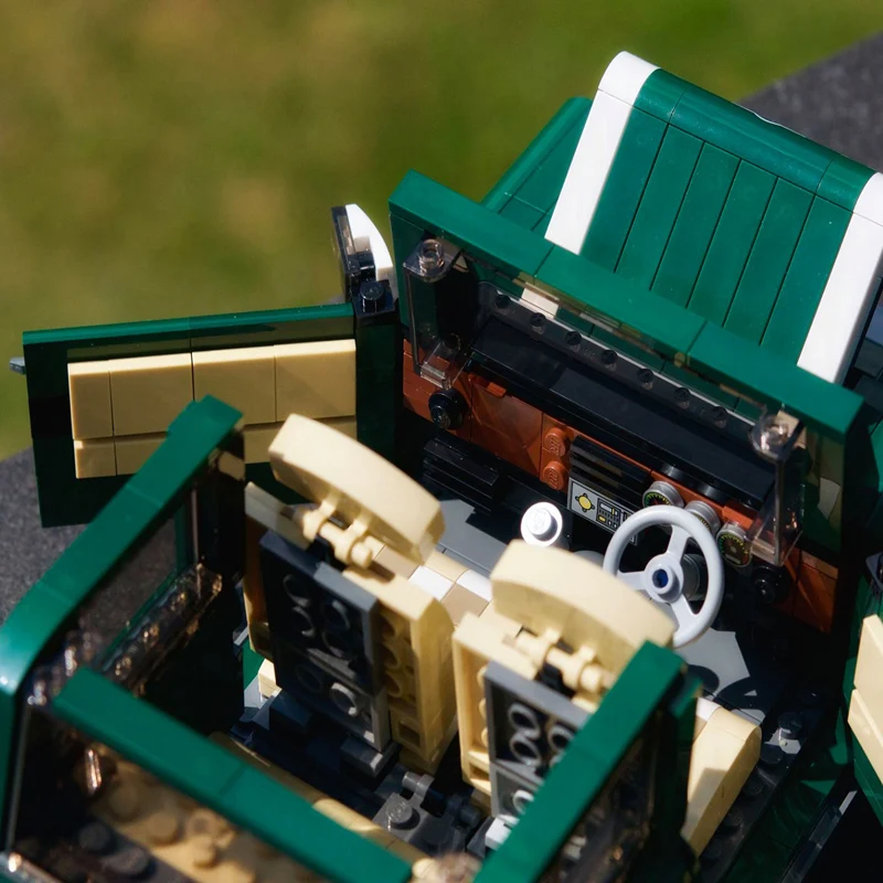 21002 лего technic Creator Мини Купер 1077 шт Строительные блоки Совместимые 10242 кирпичи игрушки рождественские подарки
