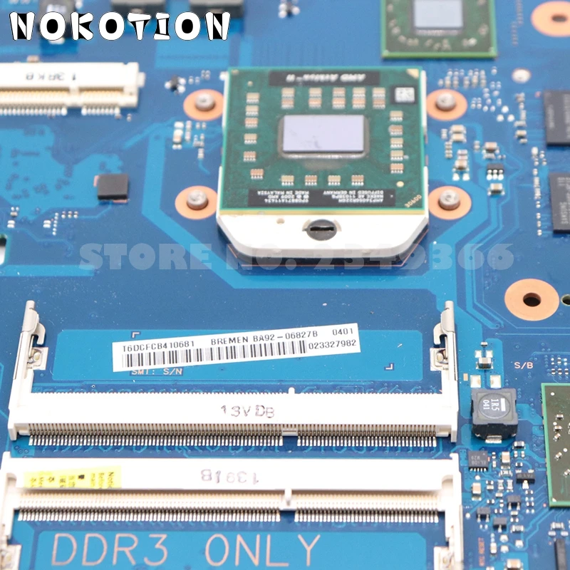 NOKOTION для Samsung R525 NP-R525 материнская плата для ноутбука HD4200 512MB DDR3 Бесплатная cpu BA92-06827A BA92-06827B NOKOTION для Samsung R525 NP-R525 материнская плата для ноутбука HD4200 512MB DDR3 Бесплатная cpu BA92-06827A BA92-06827B