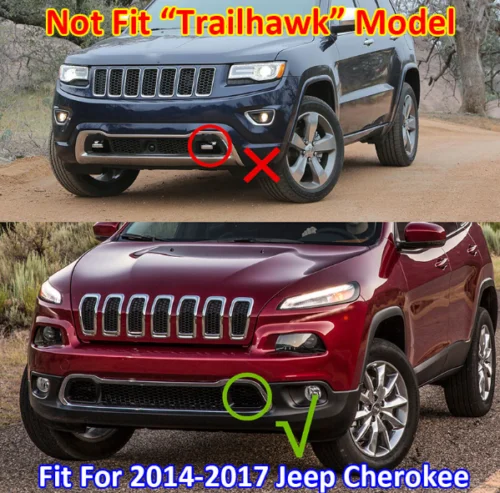 ABS Хром Передняя решетка решетки воздуха на выходе отделка для Jeep Cherokee