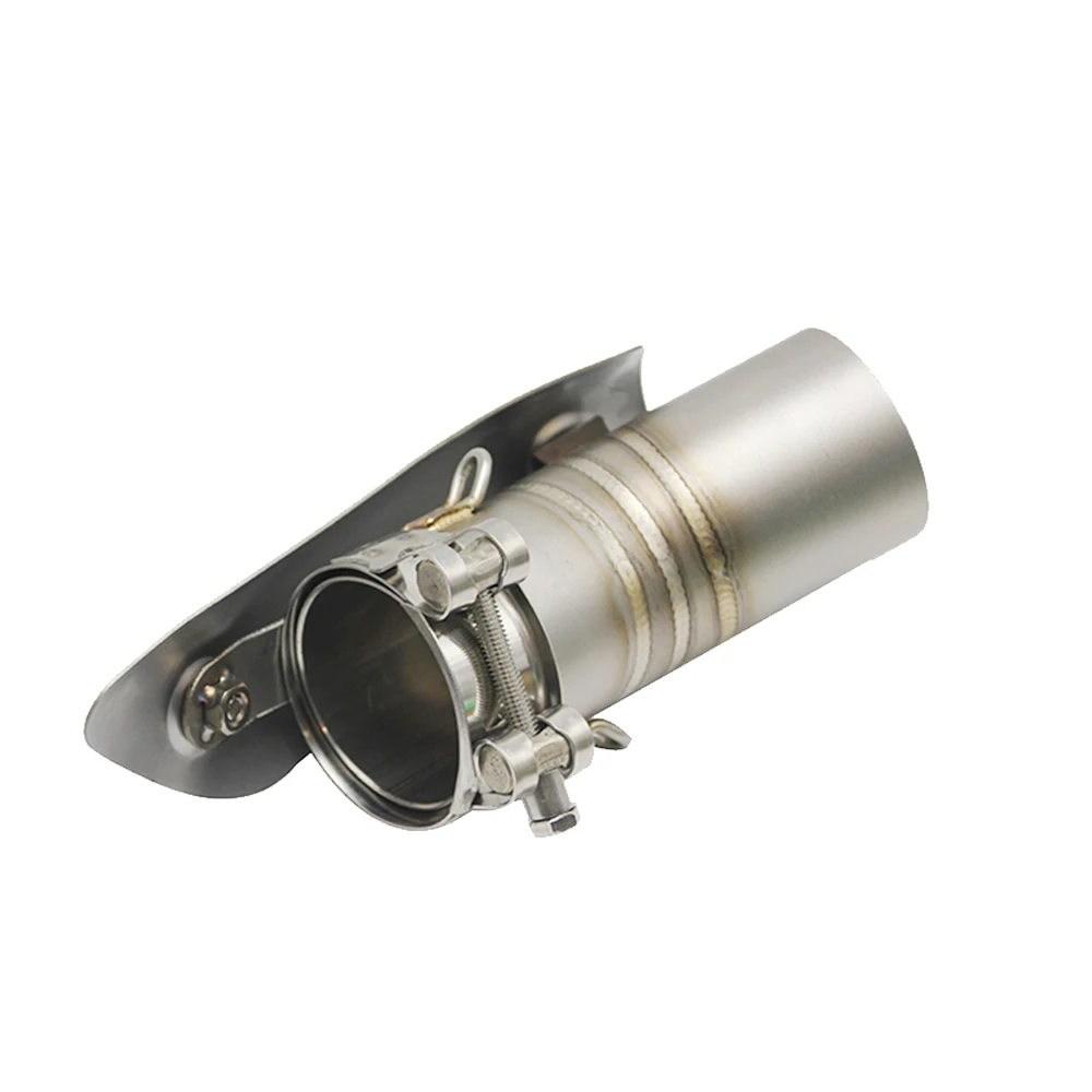 GSXR1000 12-16 Alconstar-глушитель для мотоцикла, средняя Соединительная труба с системой тепловой защиты для Suzuki GSXR 1000 2012 до L2 до L6, слипоны - Цвет: GSXR1000 12-16