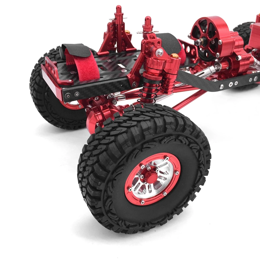 JKMXRC 1/10 ROCK CRAWLER RC автомобиль сплав и карбоновая рама осевой SCX10 шасси 313 мм Колесная