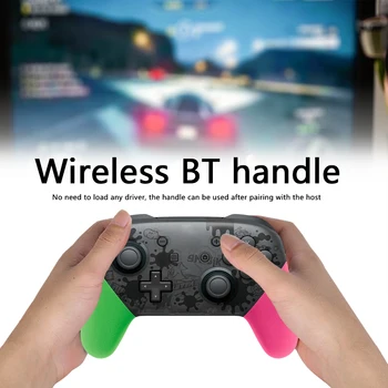 

PRO Wireless Controller For N-Switch With Screen Shot Vibration Joystick Console Bluetooth Connection Controller (Green)