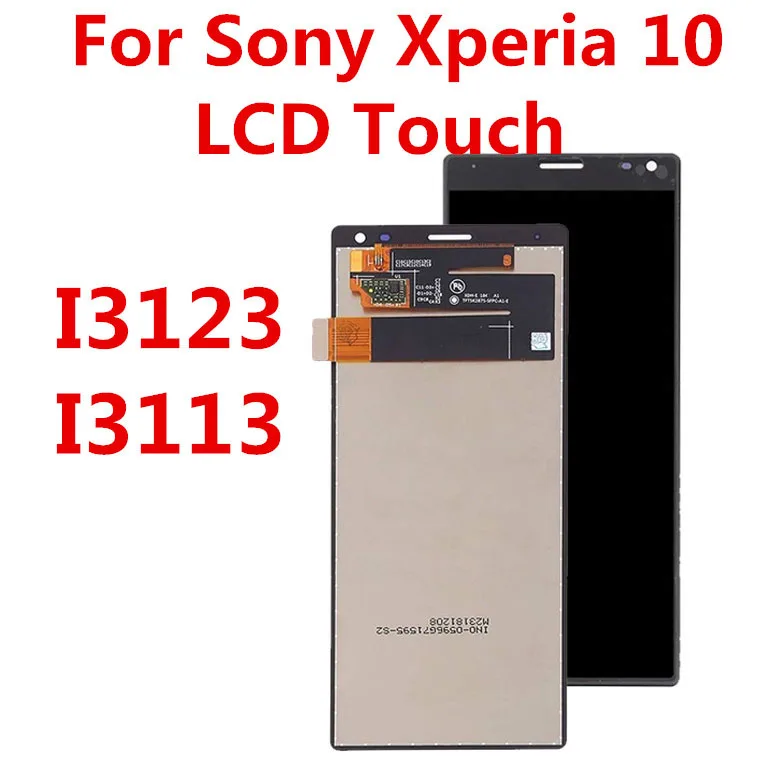 

6,0 "Оригинальный дисплей для Sony Xperia 10, сменный ЖК-дисплей с сенсорным экраном и дигитайзером для Sony Xperia X10 I3123 I3113 I4113 I4193