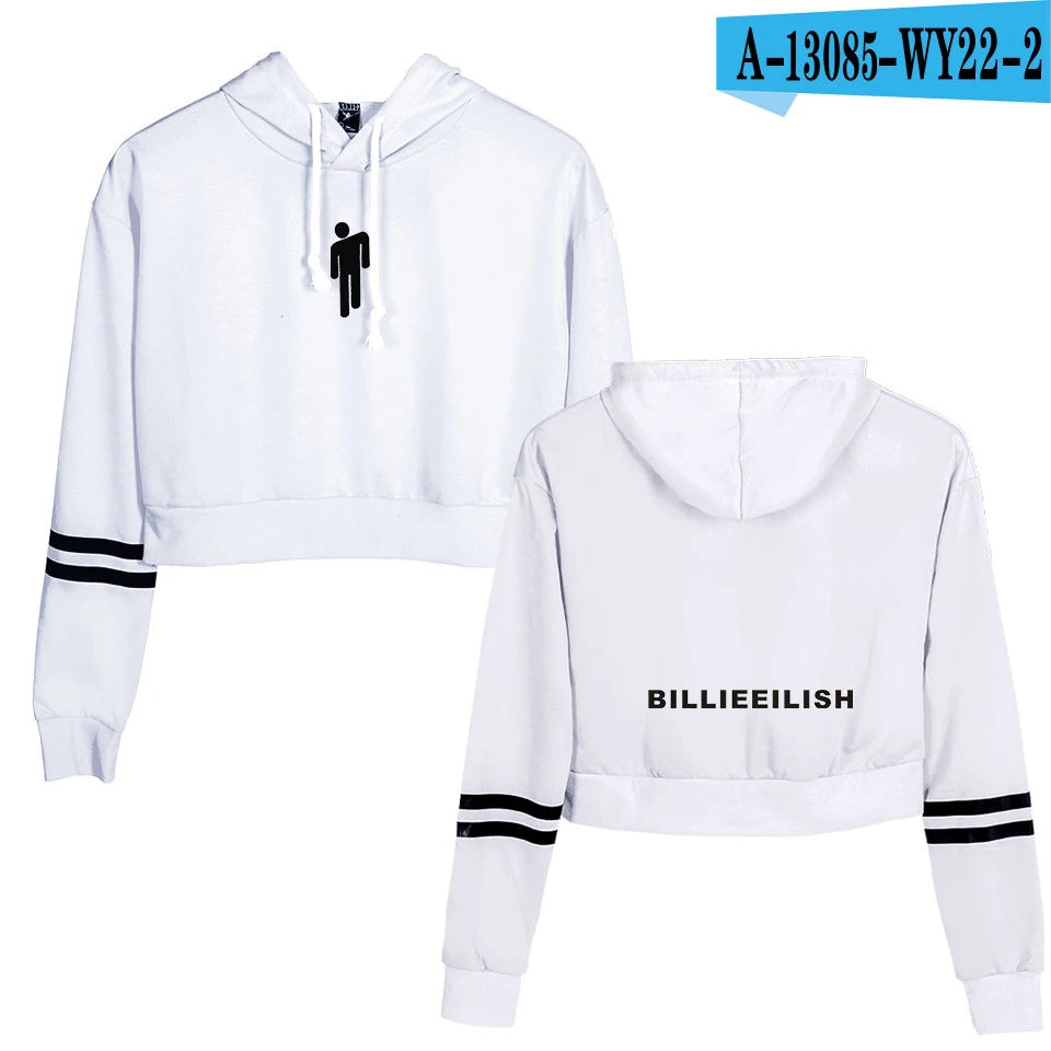 Лидер продаж, худи Billie Eilish, Женская толстовка, одежда с капюшоном, Харадзюку, худи с принтом, уличная одежда, топ размера плюс, повседневные толстовки - Цвет: white