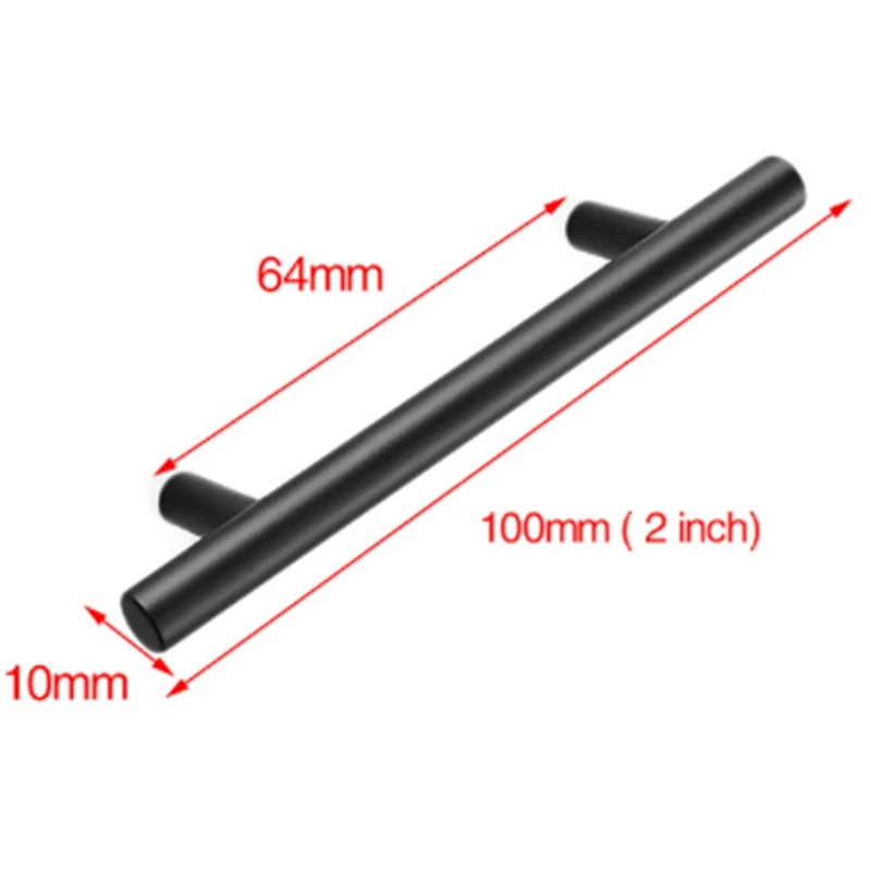 20 шт. кухонные дверные ручки кабинет квадратные ящика из нержавеющей стали для