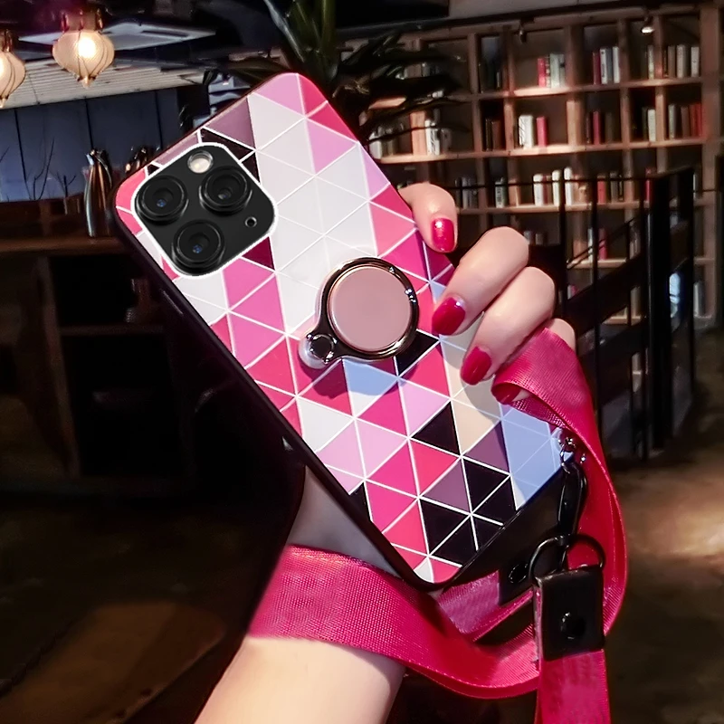 VOZRO для Iphone7 6 6s 8 Plus X XR XS 11 Pro Max ручная Оболочка Полная посылка оригинальность Sika Tide ручная Оболочка Женский кремнеземный чехол