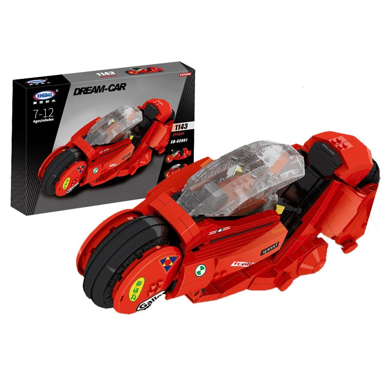 

Building Blocks Fit Legoingly 1143Pcs JINTIAN Citizen Akira Motobike Keita Motorcycle MOC Model Bricks Toys For Kids Gifts