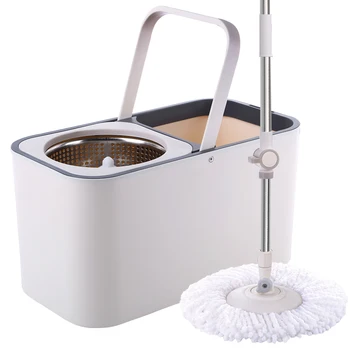 

David mop bucket rotating bar universal automatic hand-free washing household lazy topological