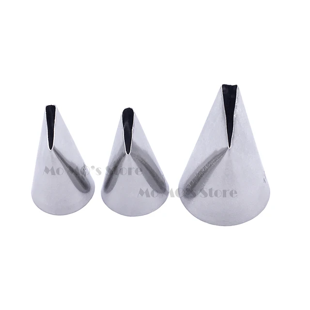 3 Dcs/Set 125 127 128 Rózsas Szirmok Rozsdamentes Acél Jegesedés Csövek Fúvókák Fondant Sütemény Díszítő Tésztakészletek Szerszámok Bakeware - Image 3