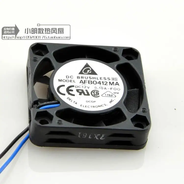 AFB0412MA DC12V 0.10A 40*40*10 мм защита двигателя охлаждения