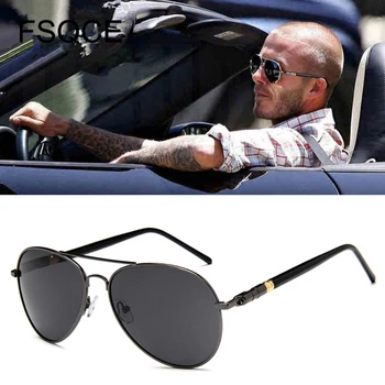 

Polorized Sunglasses Men Luxury Brand Vintage Glasses Metal Frame Pilot Sun Glasses Driver Glasses Style UV400