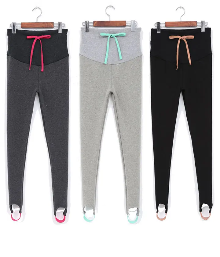 Maternity Pants Women's Maternity Super Stretch Secret Fit Belly Ankle Skinny Work Pant Harem Pregnancy Pants Premama