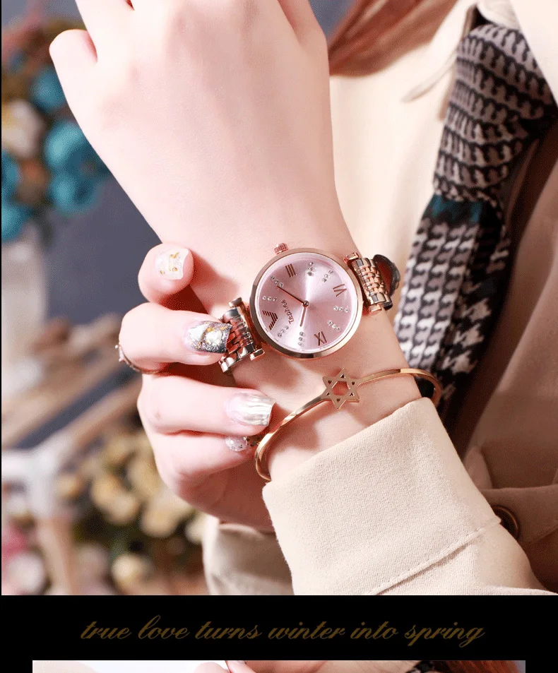 Tephea Rose Gold Watches for Women