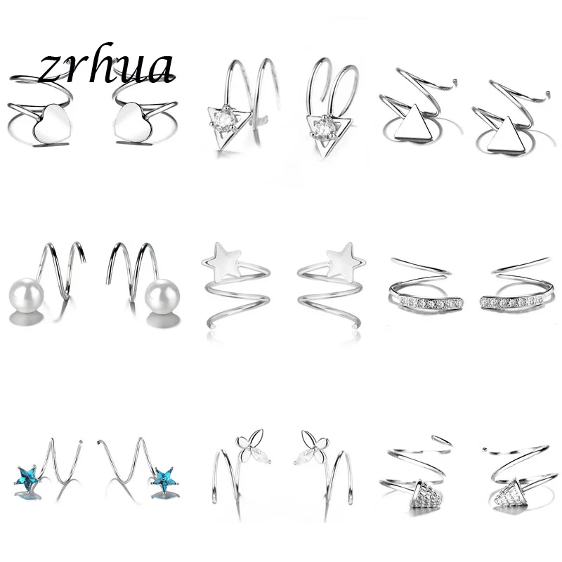 ZRHUA шикарные элегантные серебряные серьги с веткой для женщин массивные птицами