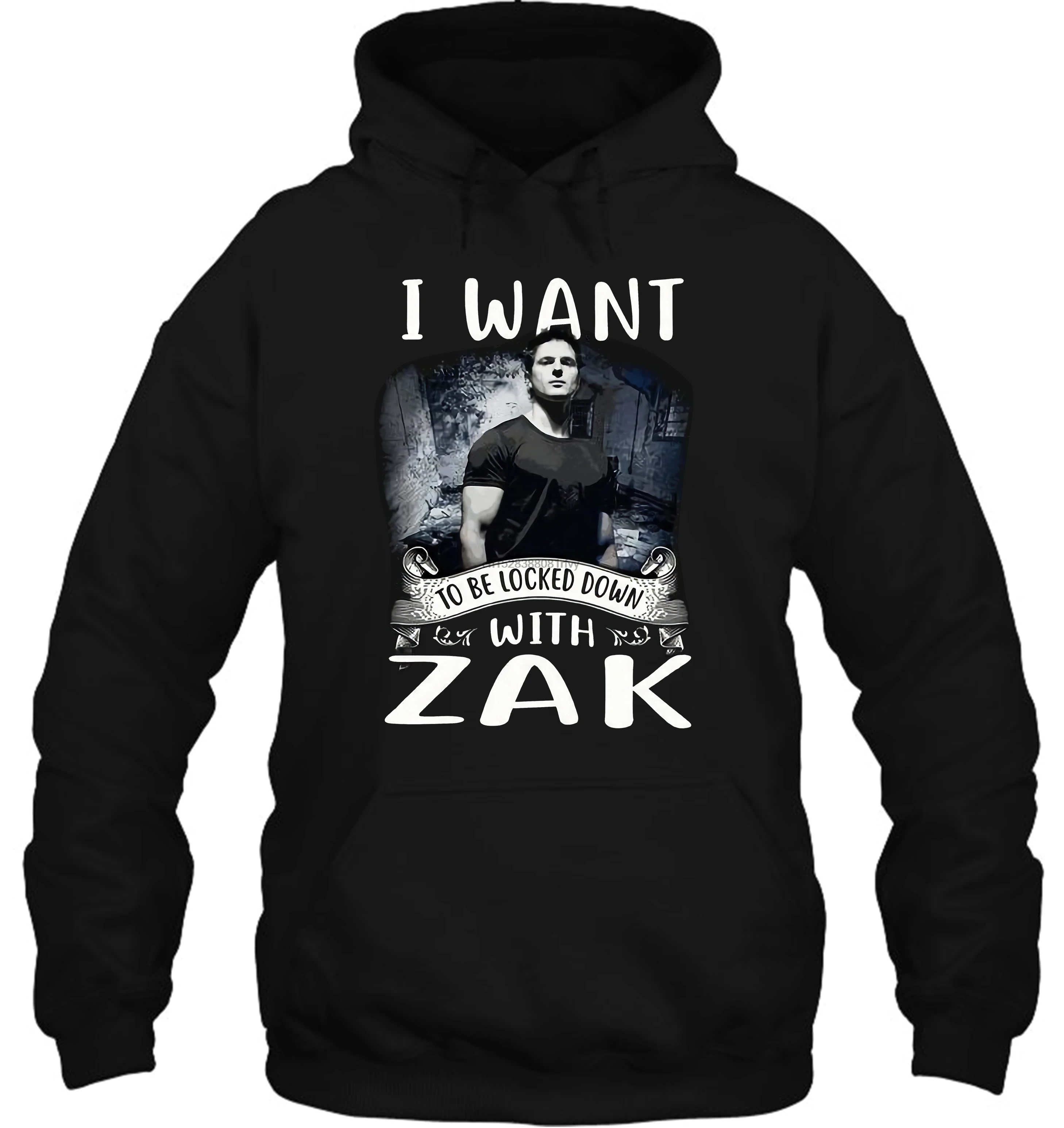 Мужская толстовка с капюшоном I Want To Be Locked Down With Zak Ghost adventures женская уличная одежда