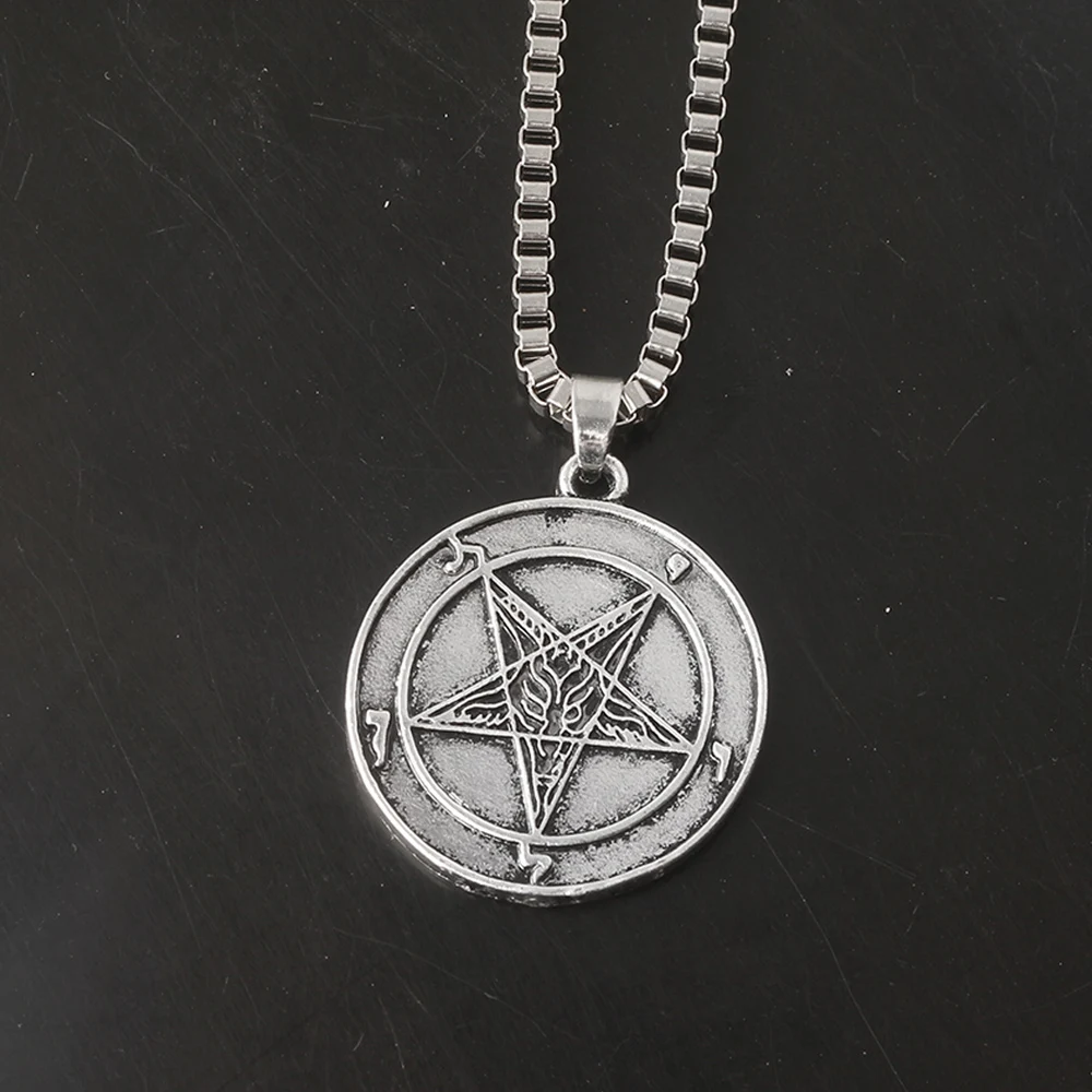 Женское и мужское ожерелье из блестящей кожи|Ожерелья с подвеской| |