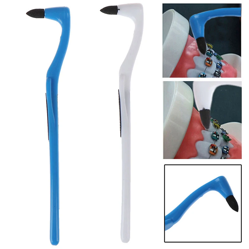 Маленькая Ортодонтическая зубная щетка мягкая коррекция волос зубные брекеты