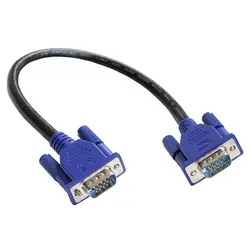 25 см/10 "HD15Pin VGA D-Sub Короткие видео кабель Шнур мужчинами M/M мужчин и женщин и женский для монитора